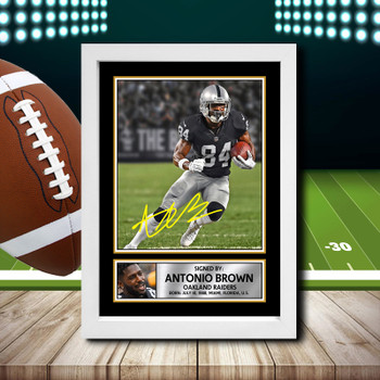 Antonio Brown - Signed Autographed NFL Star Print
