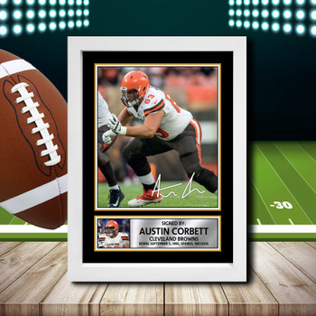 Austin Corbett - Signed Autographed NFL Star Print