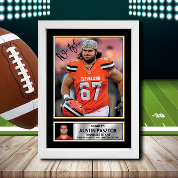 Austin Pasztor 2 - Signed Autographed NFL Star Print
