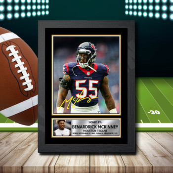 Benardrick Mckinney - Signed Autographed NFL Star Print