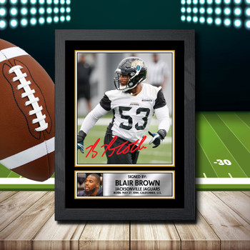Blair Brown - Signed Autographed NFL Star Print