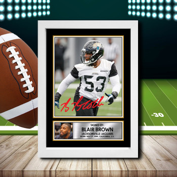 Blair Brown - Signed Autographed NFL Star Print