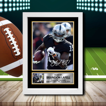 Brandon Lafell 2 - Signed Autographed NFL Star Print