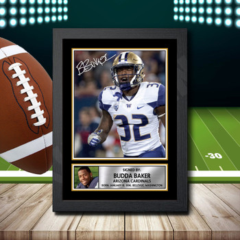 Budda Baker 2 - Signed Autographed NFL Star Print
