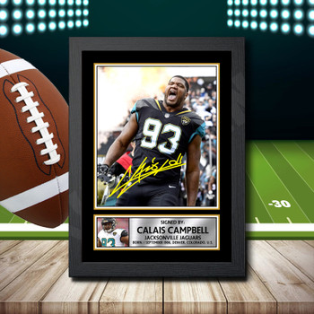 Calais Campbell - Signed Autographed NFL Star Print