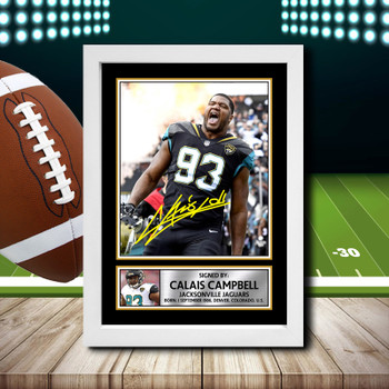 Calais Campbell - Signed Autographed NFL Star Print