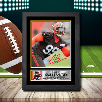 Caleb Brantley 2 - Signed Autographed NFL Star Print