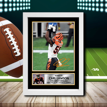 Carl Lawson 2 - Signed Autographed NFL Star Print