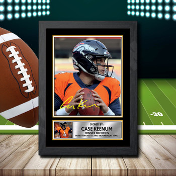 Case Keenum - Signed Autographed NFL Star Print