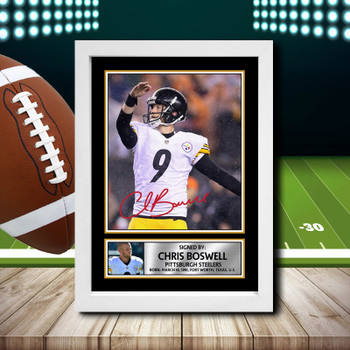 Chris Boswell - Signed Autographed NFL Star Print