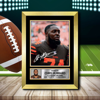 Chris Hubbard - Signed Autographed NFL Star Print