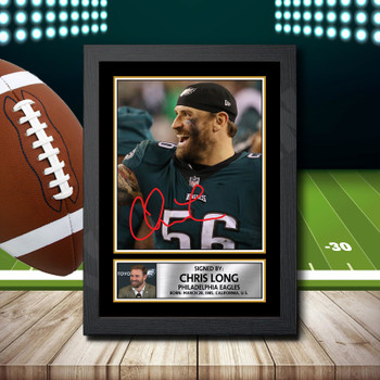 Chris Long 2 - Signed Autographed NFL Star Print Chris Long 2 - Signed Autographed NFL Star Print