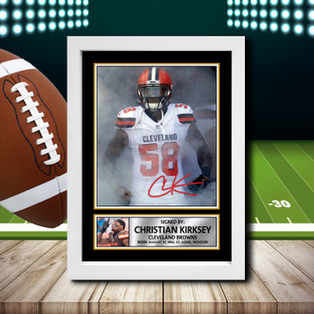 Christian Kirksey - Signed Autographed NFL Star Print