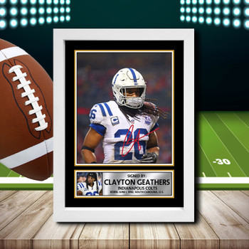 Clayton Geathers 2 - Signed Autographed NFL Star Print