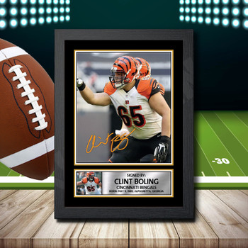Clint Boling 2 - Signed Autographed NFL Star Print
