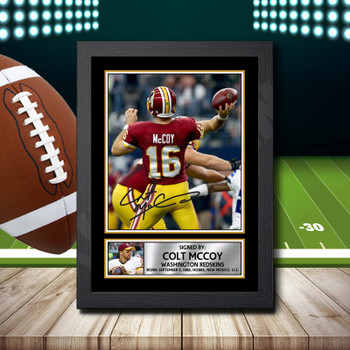 Colt Mccoy - Signed Autographed NFL Star Print