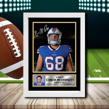 Conor Mcdermott 1 - Signed Autographed NFL Star Print