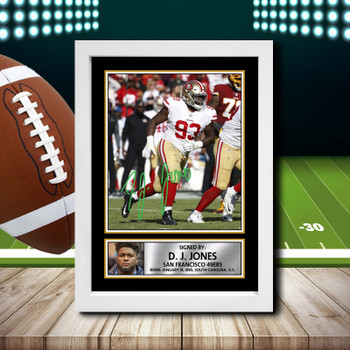 D. J. Jones 2 - Signed Autographed NFL Star Print