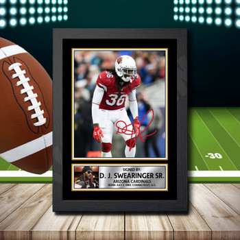 D. J. Swearinger 2 - Signed Autographed NFL Star Print