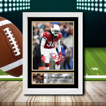 D. J. Swearinger 2 - Signed Autographed NFL Star Print