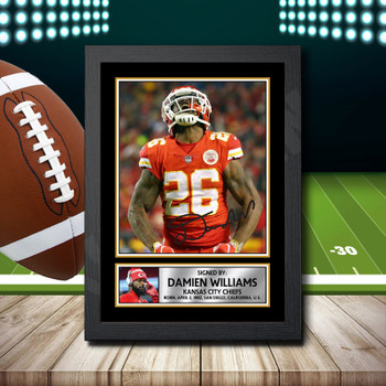 Damien Williams 2 - Signed Autographed NFL Star Print