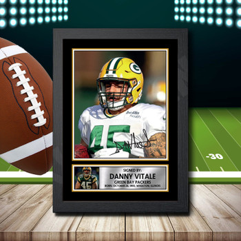 Danny Vitale 2 - Signed Autographed NFL Star Print