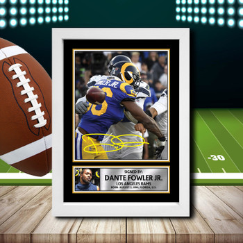Dante Fowler Jr. - Signed Autographed NFL Star Print