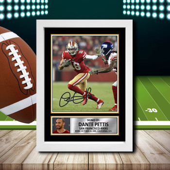 Dante Pettis 2 - Signed Autographed NFL Star Print