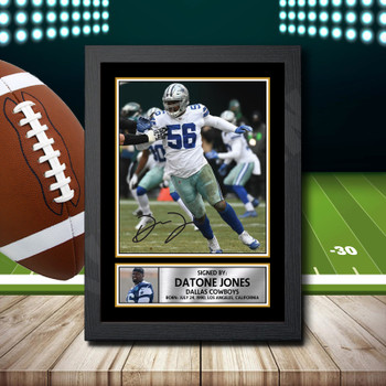 Datone Jones 2 - Signed Autographed NFL Star Print
