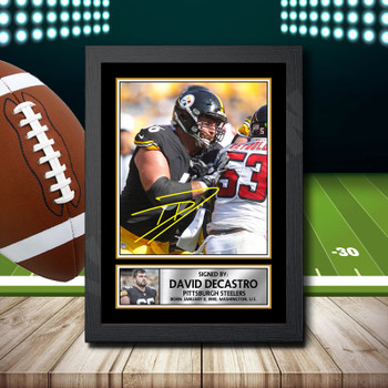 David Decastro - Signed Autographed NFL Star Print