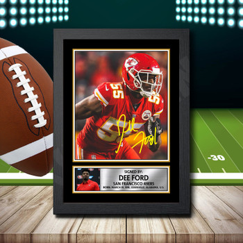 Dee Ford - Signed Autographed NFL Star Print