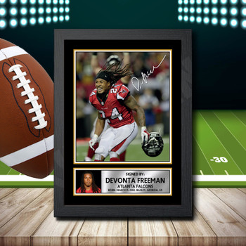 Devonta Freeman 2 - Signed Autographed NFL Star Print