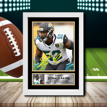 Donald Payne 2 - Signed Autographed NFL Star Print