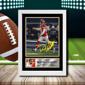 Dustin Colquitt - Signed Autographed NFL Star Print