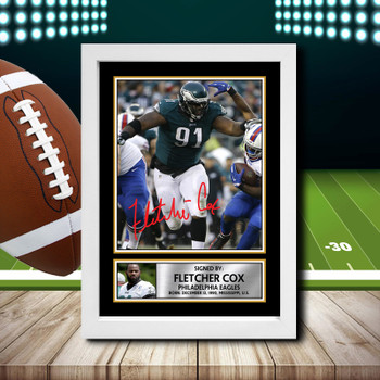 Fletcher Cox - Signed Autographed NFL Star Print