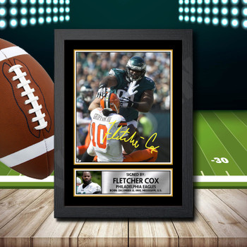 Fletcher Cox 2 - Signed Autographed NFL Star Print