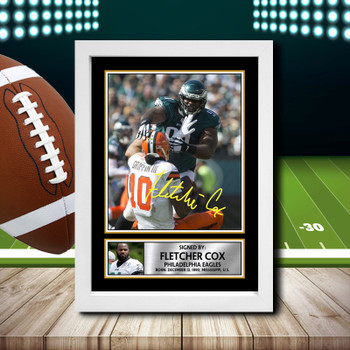 Fletcher Cox 2 - Signed Autographed NFL Star Print