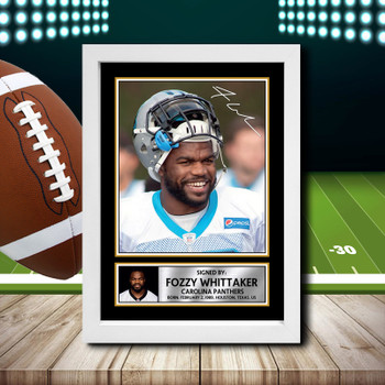 Fozzy Whittaker 1 - Signed Autographed NFL Star Print Fozzy Whittaker 1 - Signed Autographed NFL Star Print
