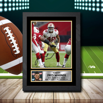 Fred Warner 2 - Signed Autographed NFL Star Print