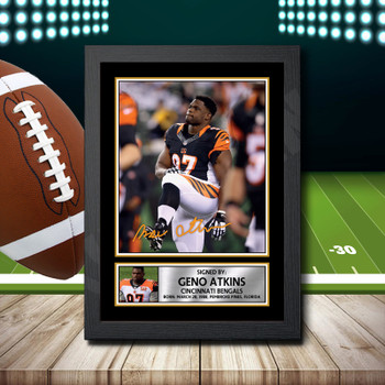 Geno Atkins - Signed Autographed NFL Star Print