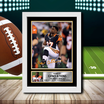 Geno Atkins - Signed Autographed NFL Star Print