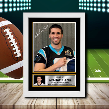 Graham Gano 1 - Signed Autographed NFL Star Print
