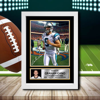 Graham Gano 2 - Signed Autographed NFL Star Print