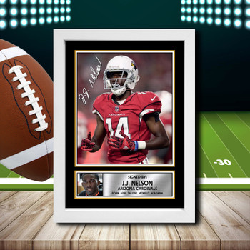J.J. Nelson 1 - Signed Autographed NFL Star Print J.J. Nelson 1 - Signed Autographed NFL Star Print