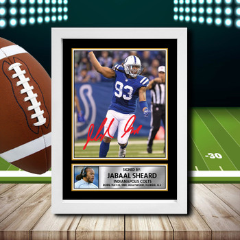 Jabaal Sheard 2 Signed Autographed NFL Star Print