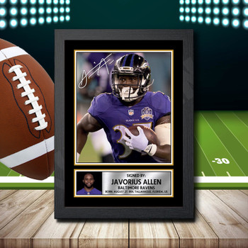 Javorius Allen 1 Signed Autographed NFL Star Print