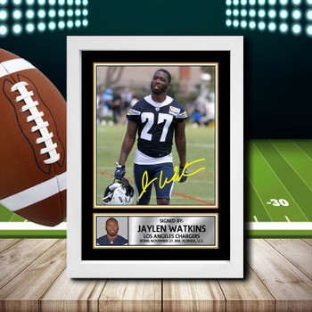 Jaylen Watkins Signed Autographed NFL Star Print
