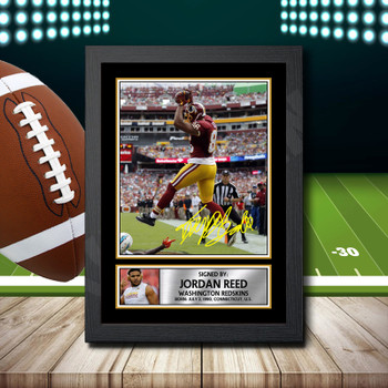 Jordan Reed Signed Autographed NFL Star Print