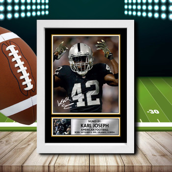 Karl 1 Signed Autographed NFL Star Print