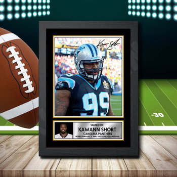 Kawann Short 2 Signed Autographed NFL Star Print